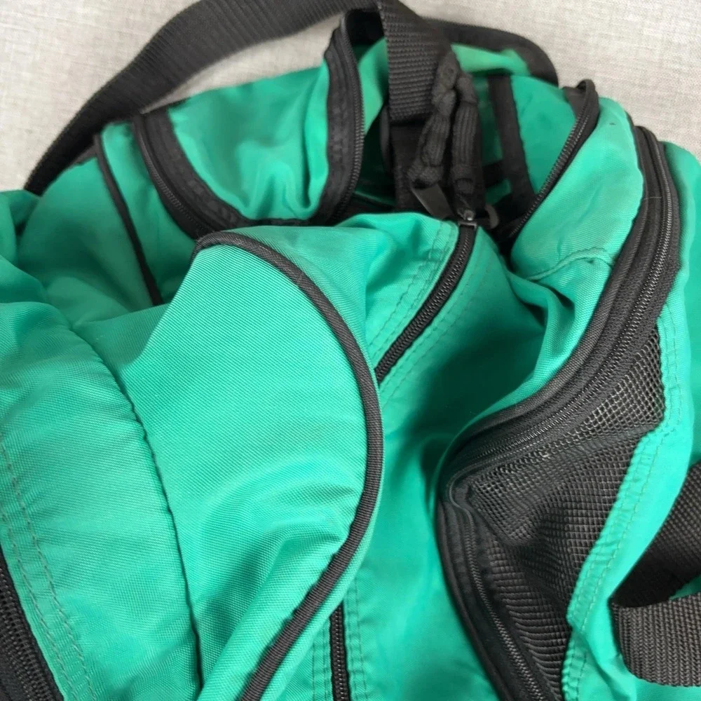 Vintage Eddie Bauer Duffle Bag Green 23